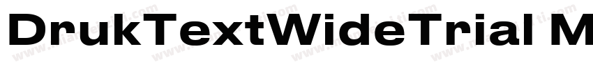 DrukTextWideTrial Medium字体转换